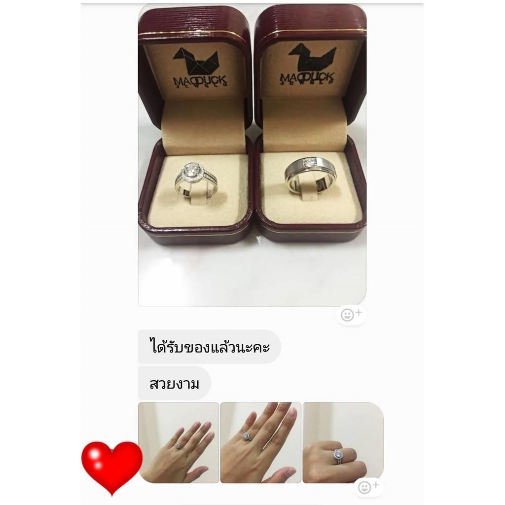 Couple ring set – CZ in 925 silver by Madduck Jewels