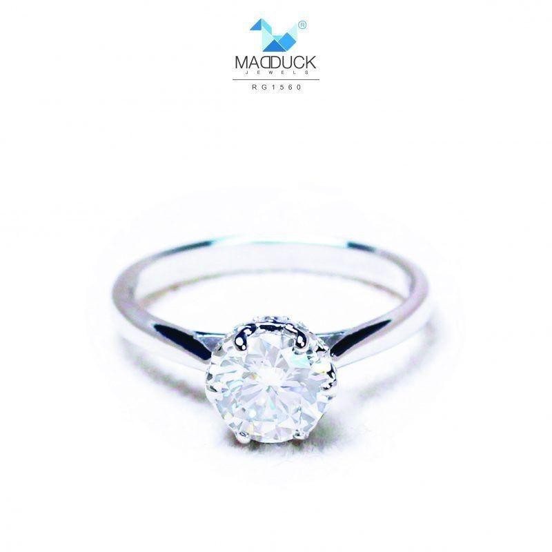 Women's ring – CZ in 925 silver by Madduck Jewels