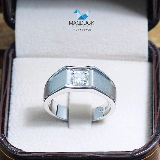Men's ring – CZ in 925 silver by Madduck Jewels