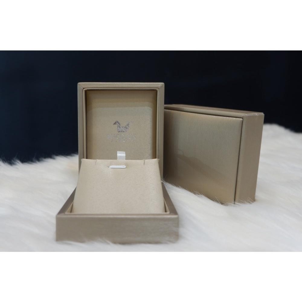 925 Silver Earrings with CZ – Bow Shaped Halo Design
