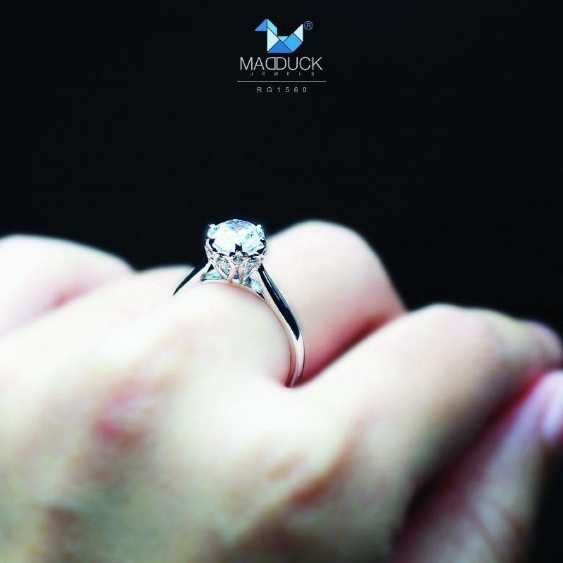 Women's ring – CZ in 925 silver by Madduck Jewels