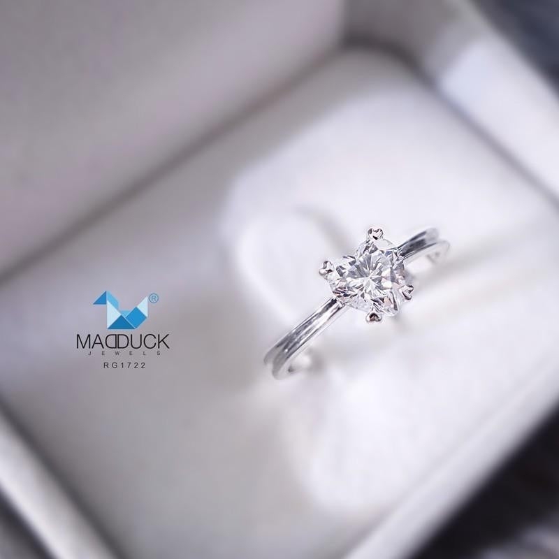 Women's ring – CZ in 925 silver by Madduck Jewels