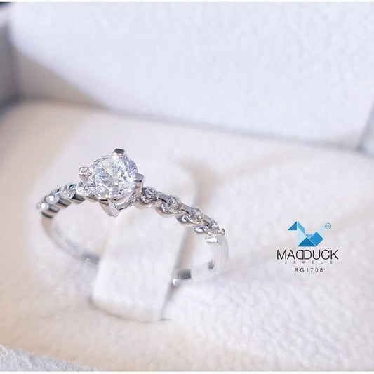 Women's ring – CZ in 925 silver by Madduck Jewels