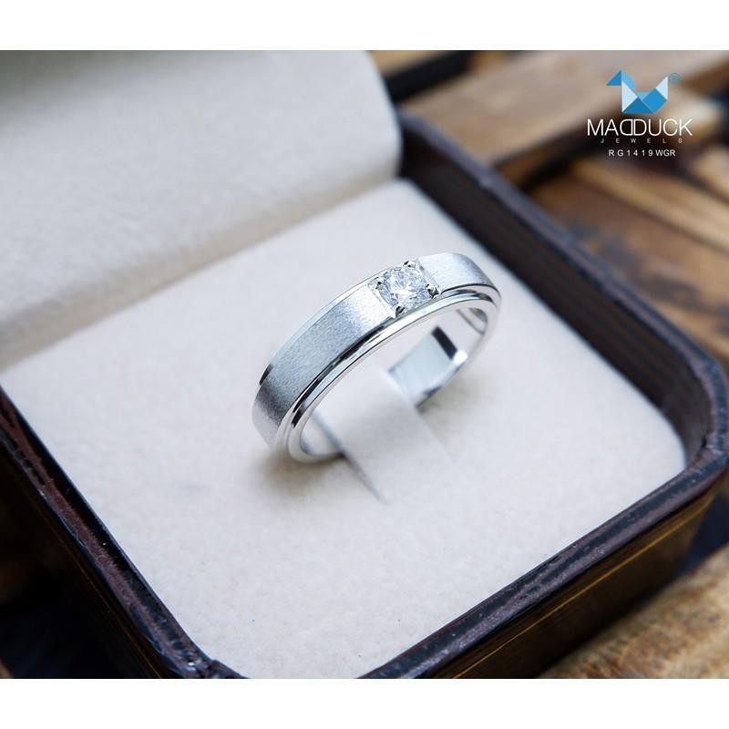 Unisex / male / female ring – CZ in 925 silver by Madduck Jewels