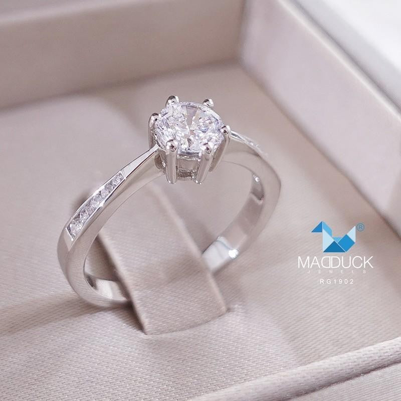 Women's ring – CZ in 925 silver by Madduck Jewels