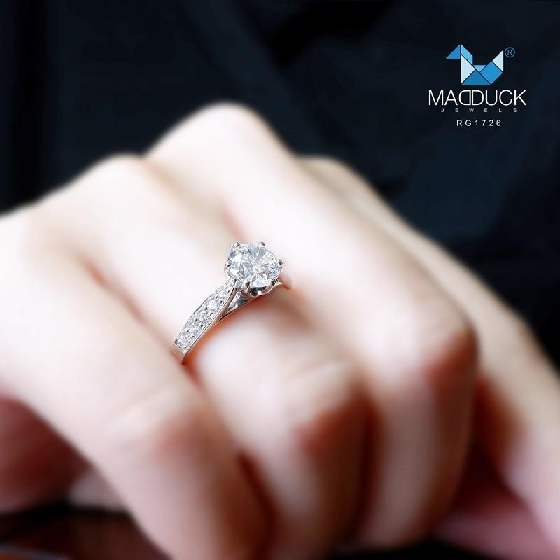 Women's ring – CZ in 925 silver by Madduck Jewels