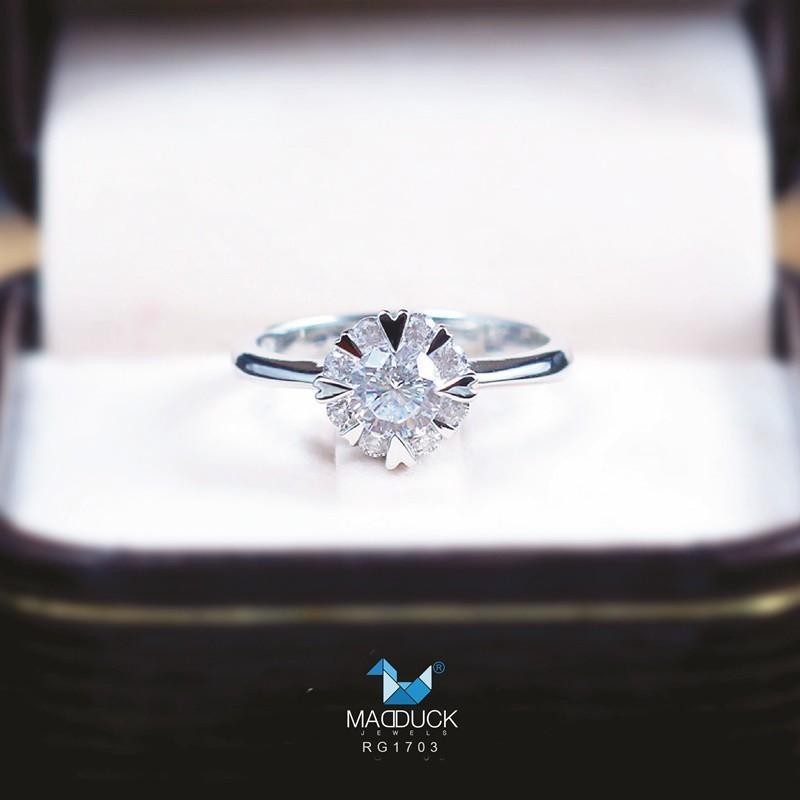 Women's ring – CZ in 925 silver by Madduck Jewels