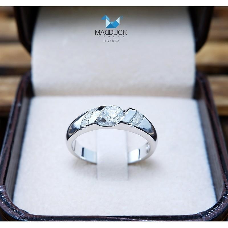 Couple ring set – CZ in 925 silver by Madduck Jewels