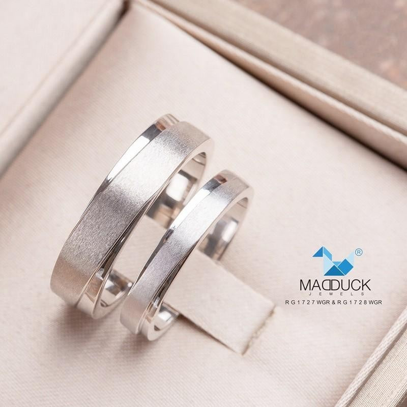 Couple ring set – CZ in 925 silver by Madduck Jewels