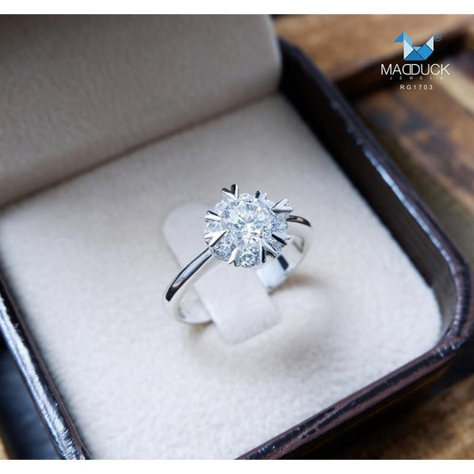 Couple ring set – CZ in 925 silver by Madduck Jewels