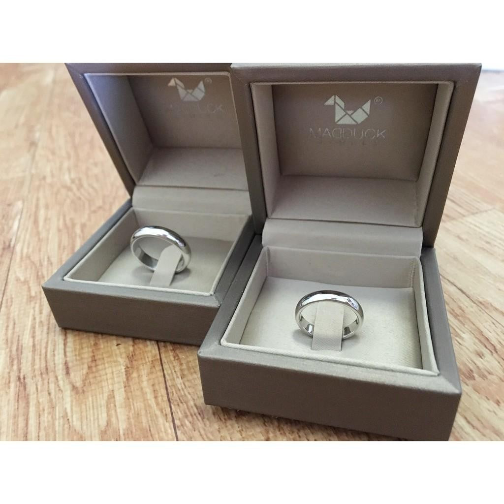 Couple ring set – CZ in 925 silver by Madduck Jewels