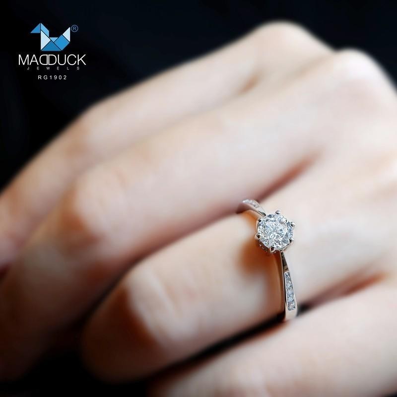 Couple ring set – CZ in 925 silver by Madduck Jewels