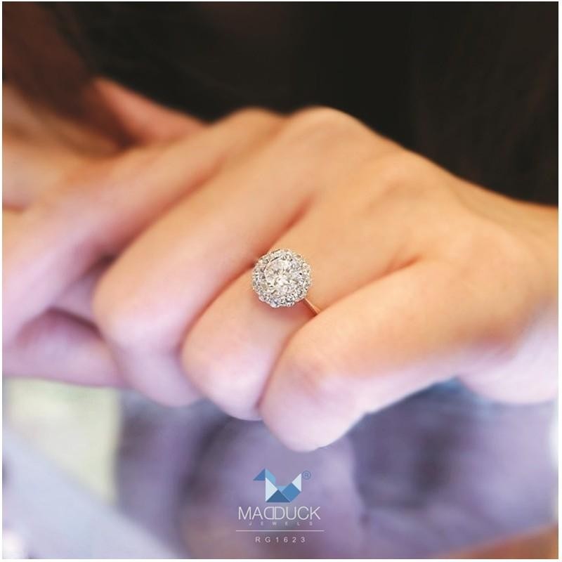 Couple ring set – CZ in 925 silver by Madduck Jewels
