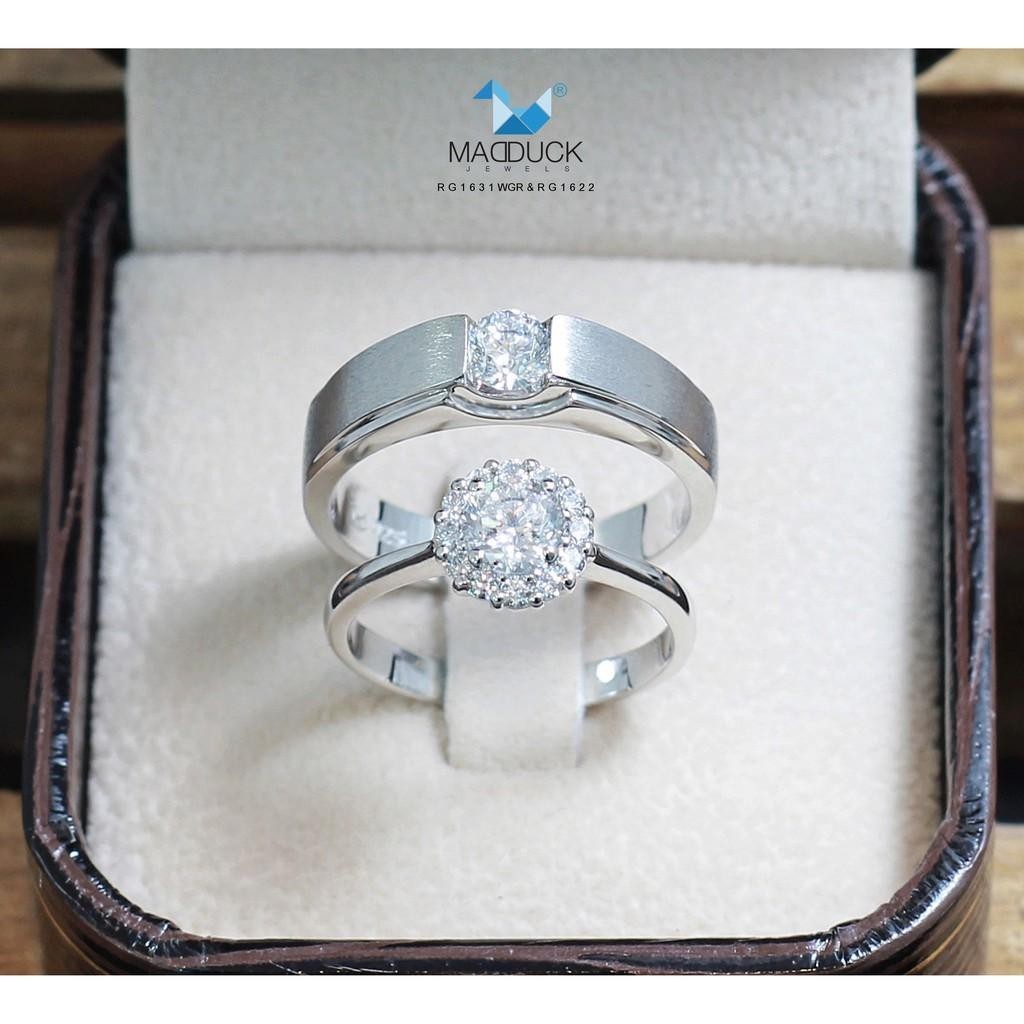 Couple ring set – CZ in 925 silver by Madduck Jewels