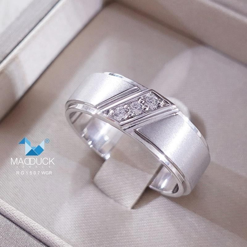 Men's ring – CZ in 925 silver by Madduck Jewels