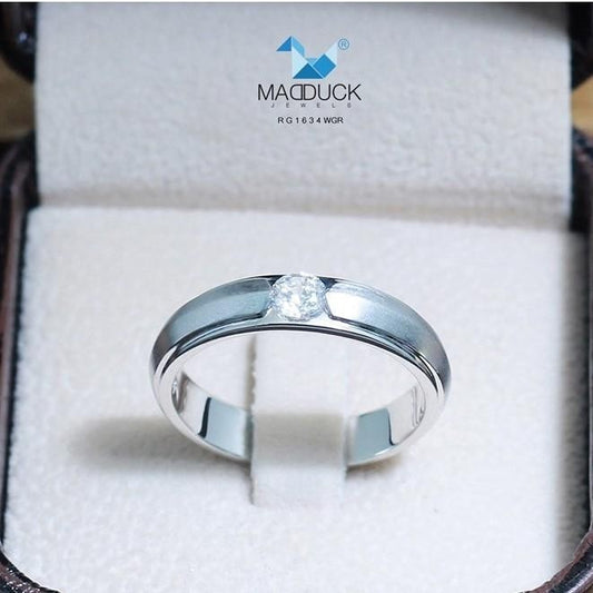 Men's ring – CZ in 925 silver by Madduck Jewels