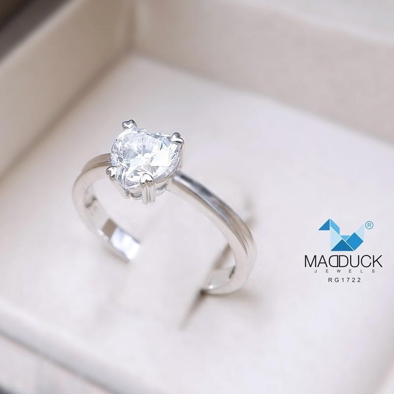 Couple ring set – CZ in 925 silver by Madduck Jewels
