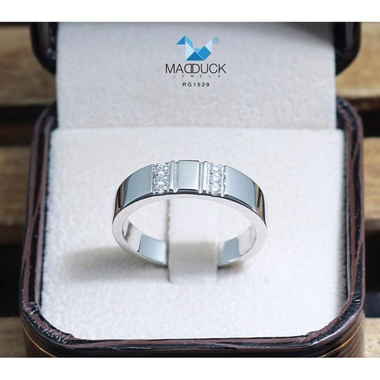 Couple ring set – CZ in 925 silver by Madduck Jewels