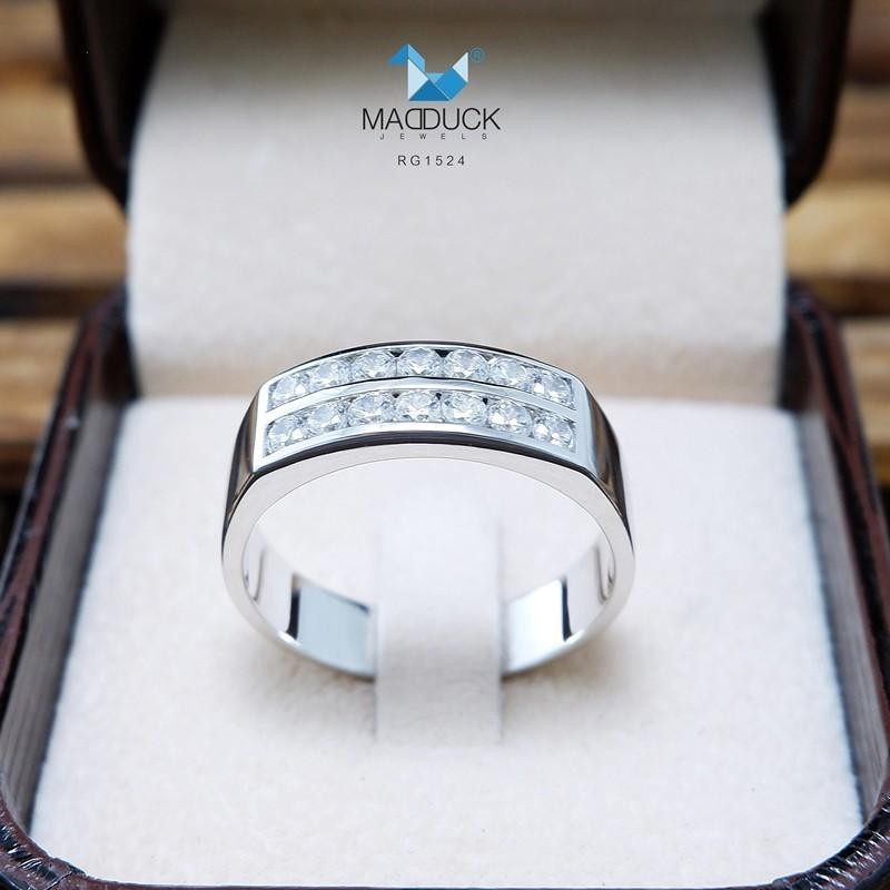 Couple ring set – CZ in 925 silver by Madduck Jewels