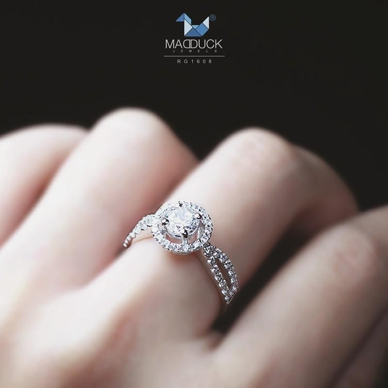Women's ring – CZ in 925 silver by Madduck Jewels