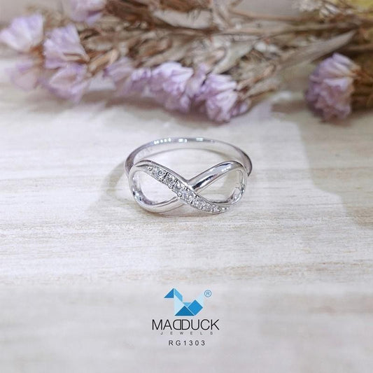 Women's ring – CZ in 925 silver by Madduck Jewels