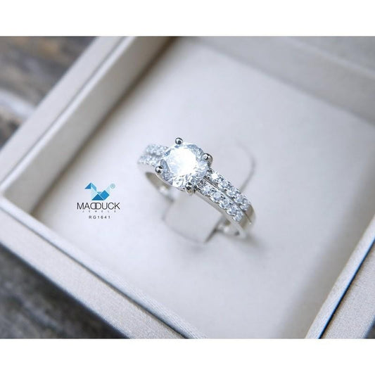 Women's ring – CZ in 925 silver by Madduck Jewels