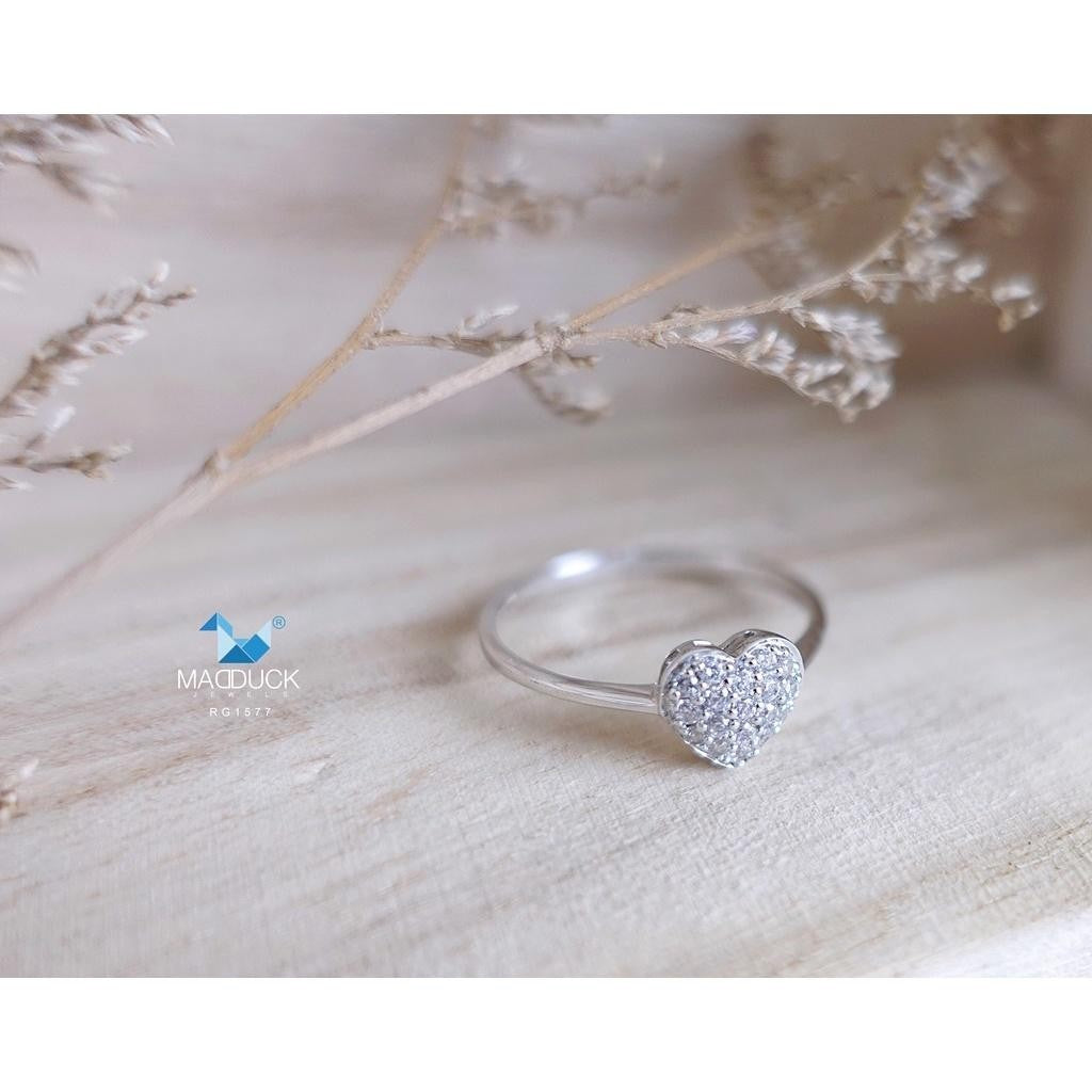 Women's ring – CZ in 925 silver by Madduck Jewels