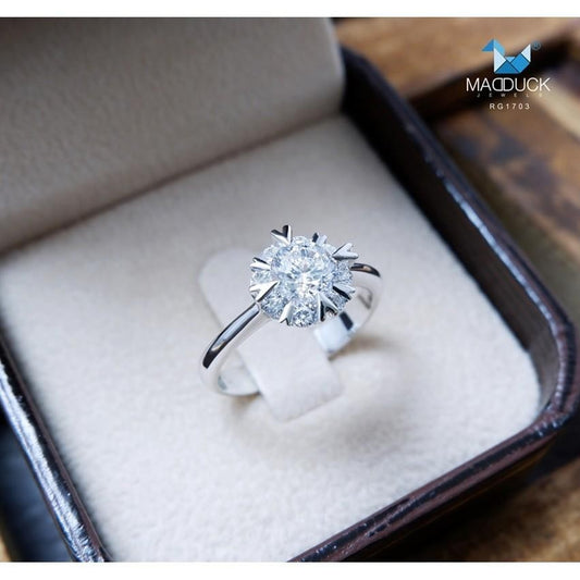 Women's ring – CZ in 925 silver by Madduck Jewels