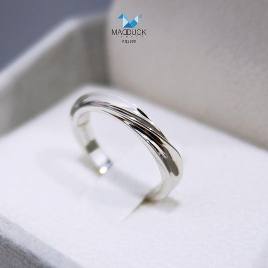 Unisex / male / female ring – CZ in 925 silver by Madduck Jewels