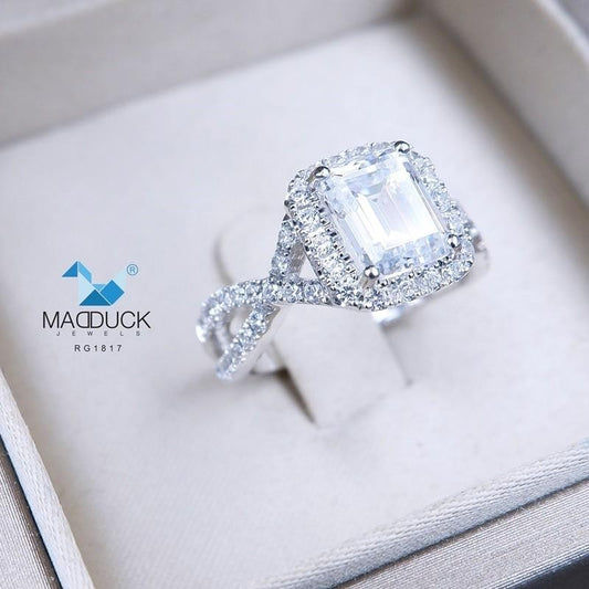 Women's ring – CZ in 925 silver by Madduck Jewels