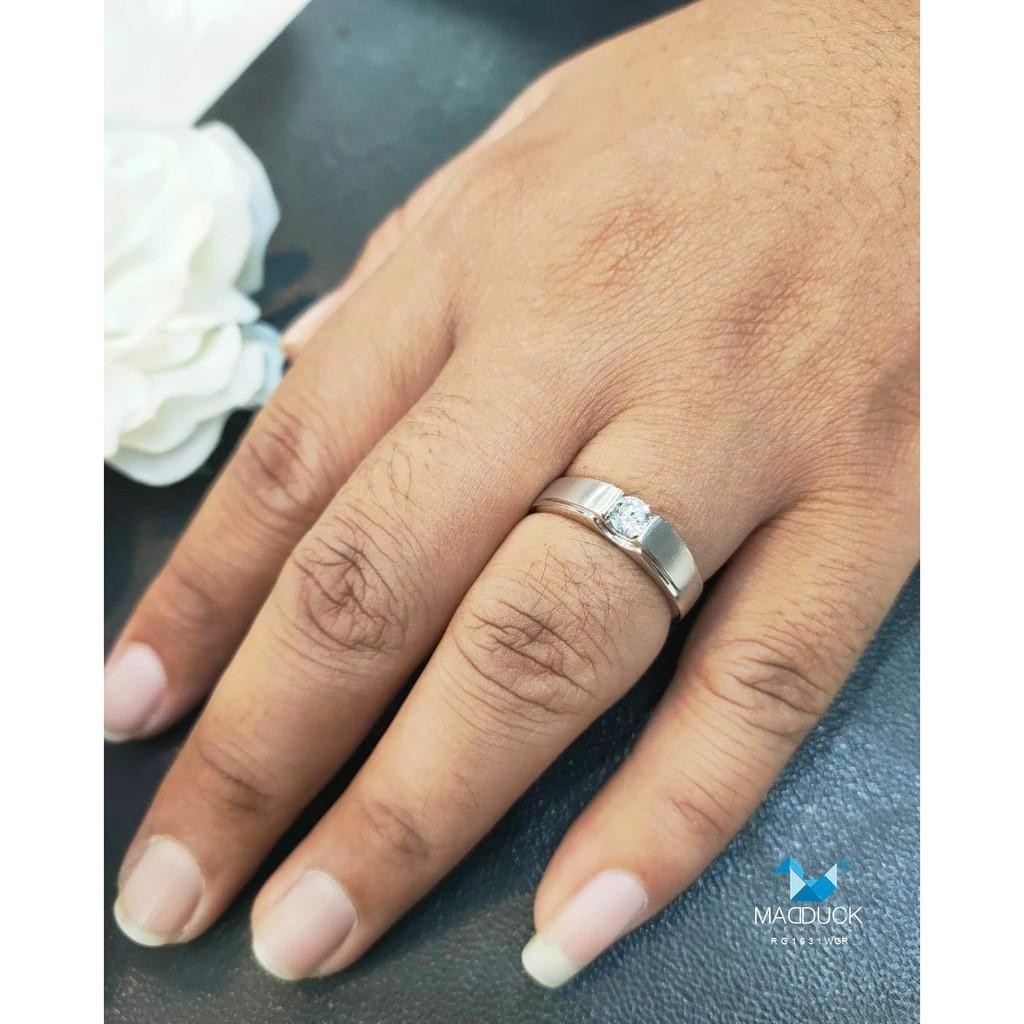 Couple ring set – CZ in 925 silver by Madduck Jewels
