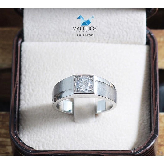 Couple ring set – CZ in 925 silver by Madduck Jewels