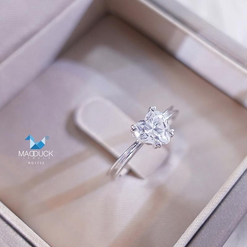 Couple ring set – CZ in 925 silver by Madduck Jewels