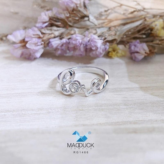Women's ring – CZ in 925 silver by Madduck Jewels