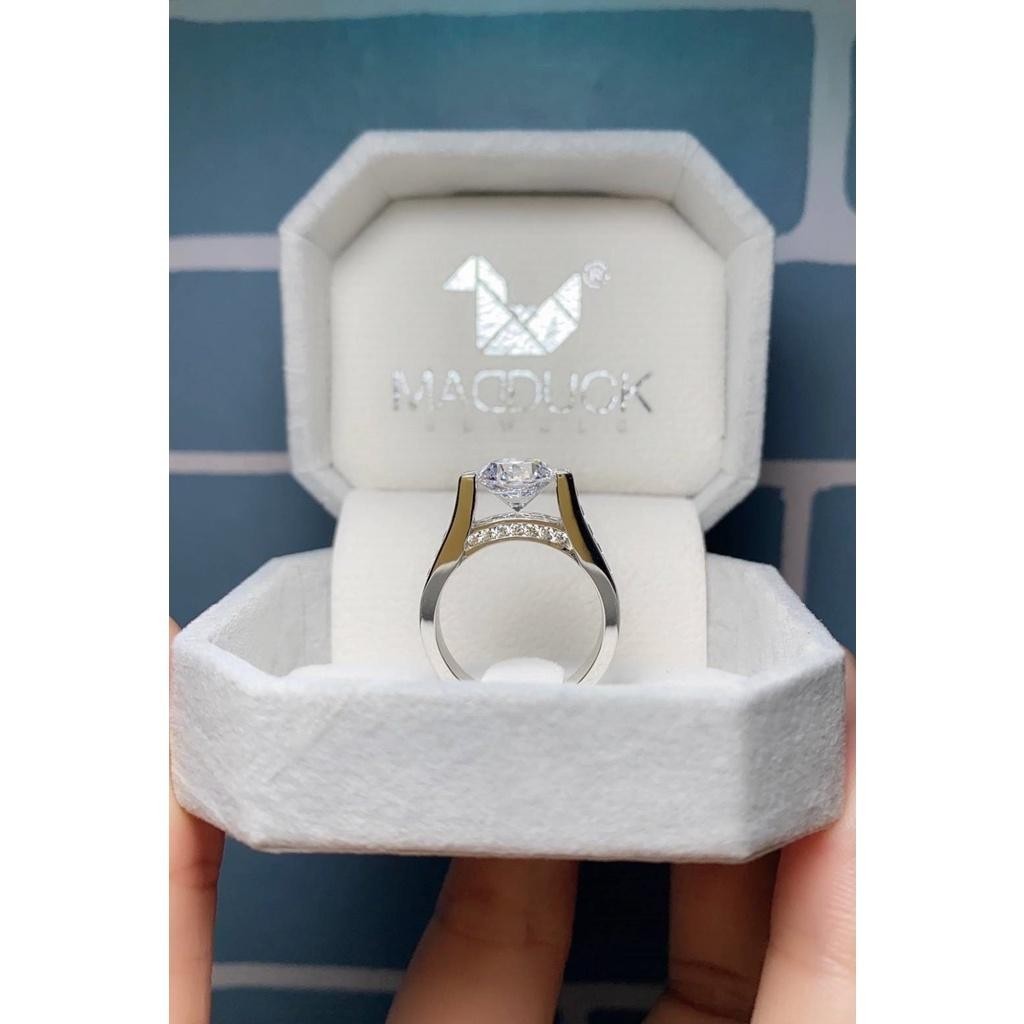 Women's ring – CZ in 925 silver by Madduck Jewels