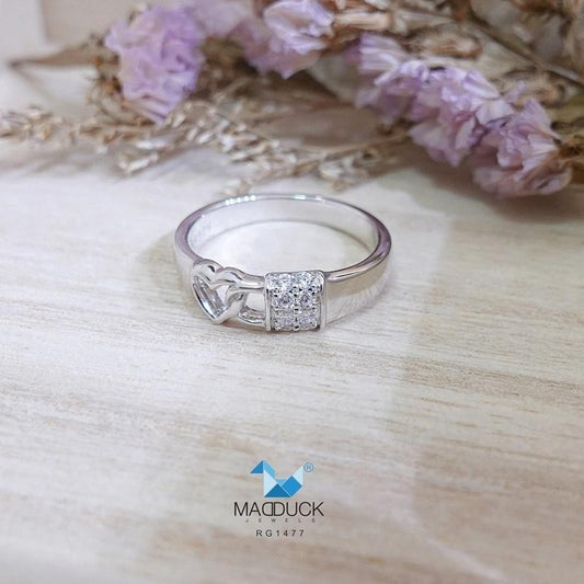 Women's ring – CZ in 925 silver by Madduck Jewels