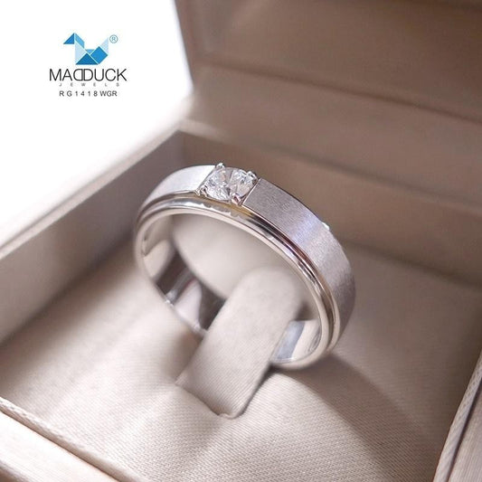 Unisex / male / female ring – CZ in 925 silver by Madduck Jewels