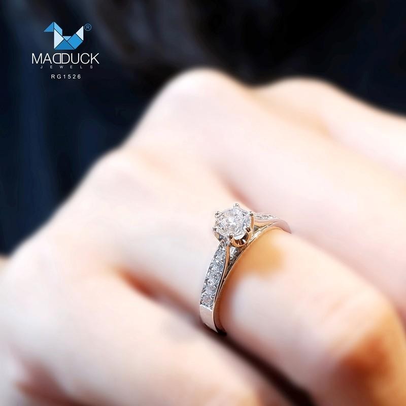 Couple ring set – CZ in 925 silver by Madduck Jewels