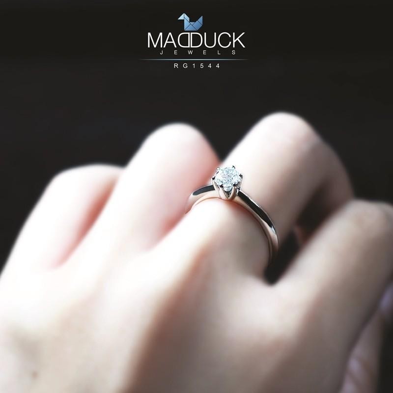 Couple ring set – CZ in 925 silver by Madduck Jewels
