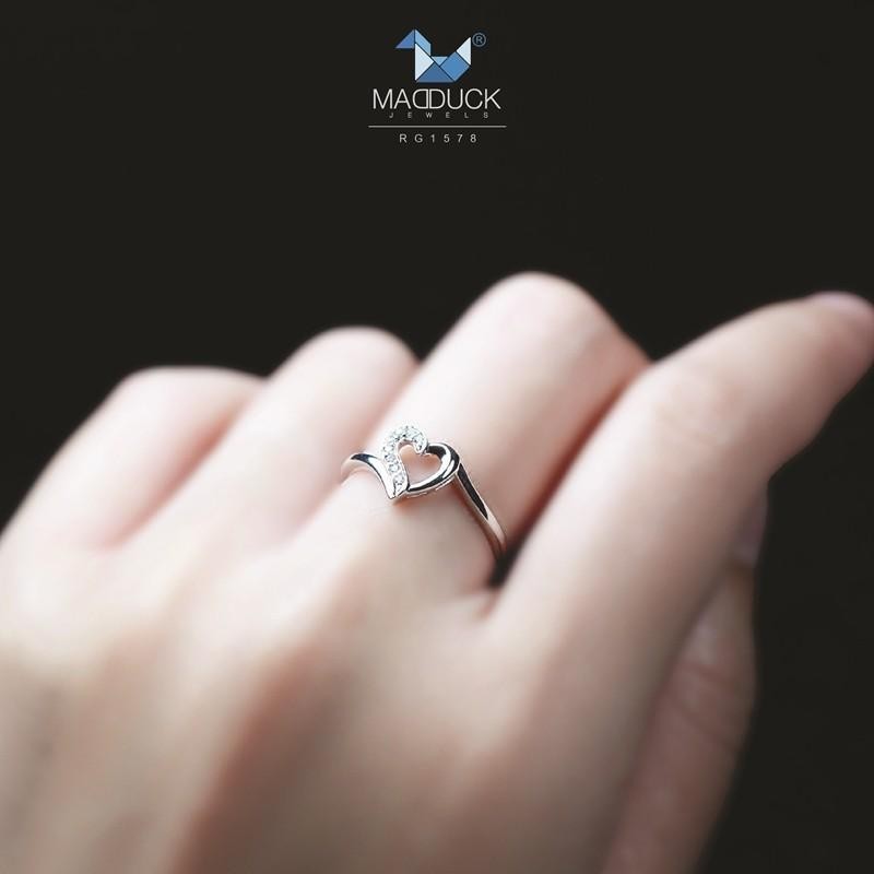 Women's ring – CZ in 925 silver by Madduck Jewels