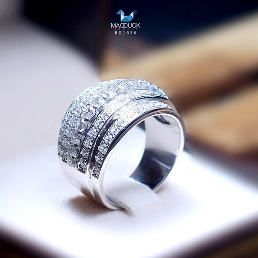 Women's ring – CZ in 925 silver by Madduck Jewels