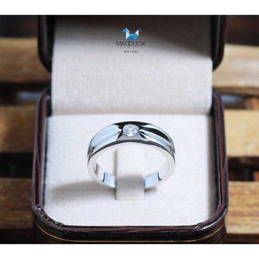 Couple ring set – CZ in 925 silver by Madduck Jewels