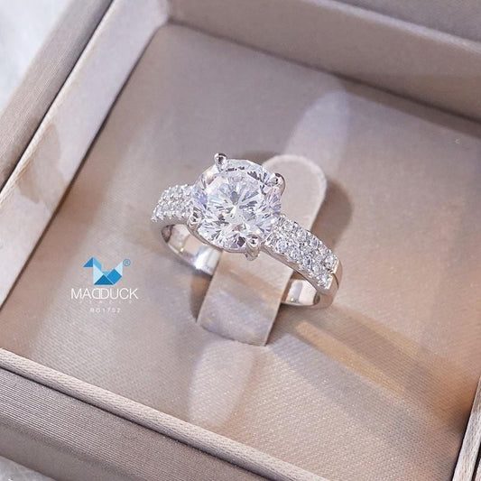 Women's ring – CZ in 925 silver by Madduck Jewels