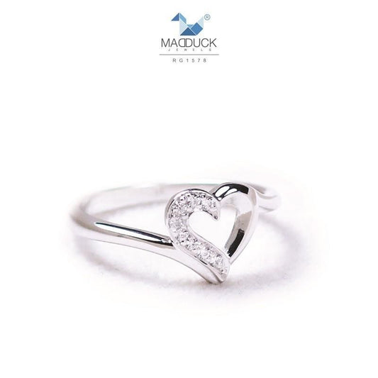 Women's ring – CZ in 925 silver by Madduck Jewels