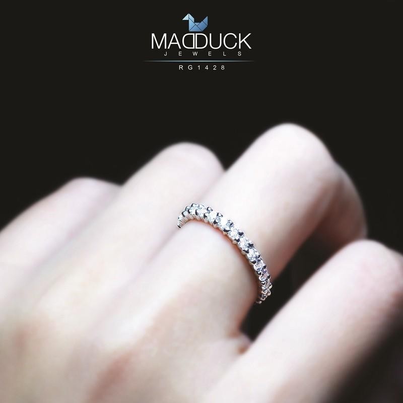 Couple ring set – CZ in 925 silver by Madduck Jewels
