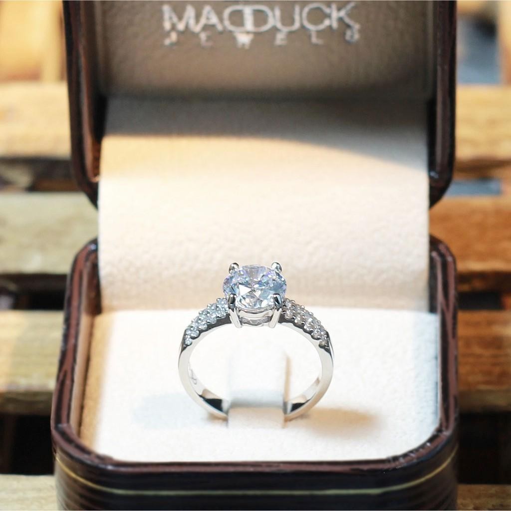 Couple ring set – CZ in 925 silver by Madduck Jewels