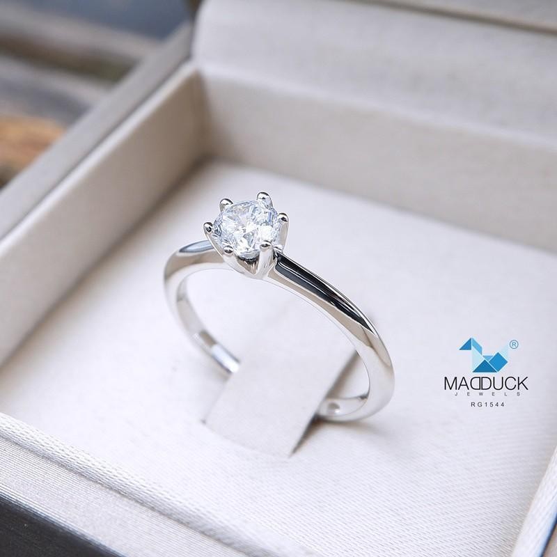 Couple ring set – CZ in 925 silver by Madduck Jewels