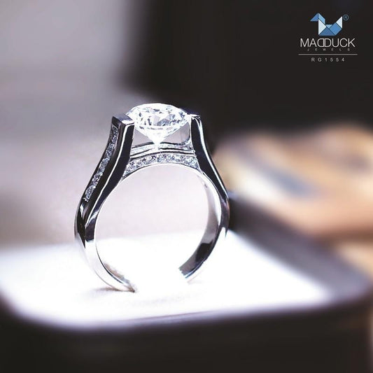 Women's ring – CZ in 925 silver by Madduck Jewels