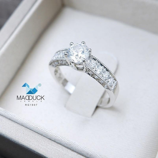 Women's ring – CZ in 925 silver by Madduck Jewels