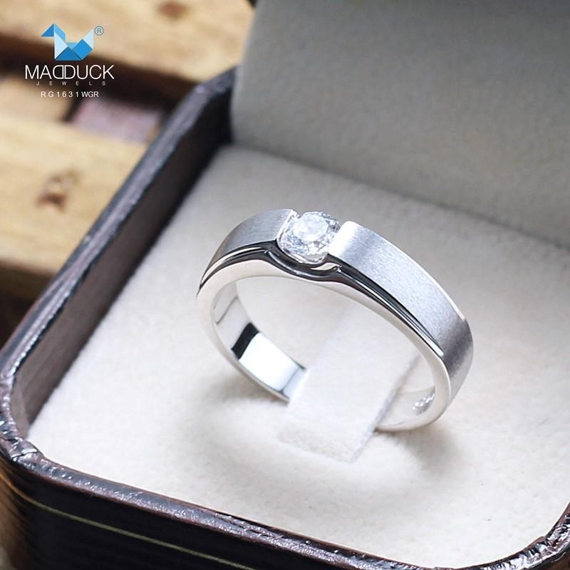 Couple ring set – CZ in 925 silver by Madduck Jewels